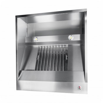 Dunstabzugshaube Box Modell 950mm Edelstahl LED 4 Labyrinthfilter