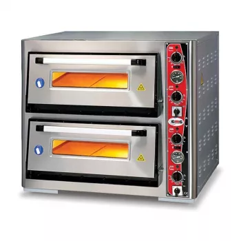 Pizzaofen mit Thermometer, 2 Backkammer