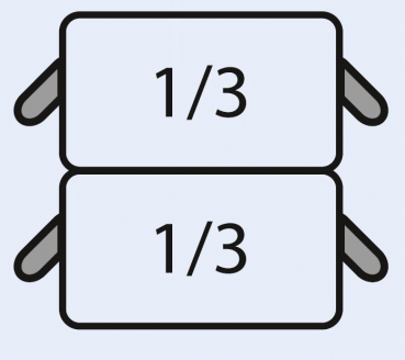 Nudelkorb Set 2 x 1/3 GN - Praktisches Zubehör für die Gastronomie