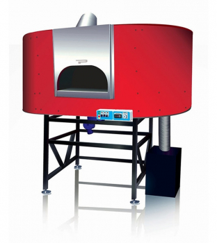 Rotierender Holzbackofen für 12 Pizzen