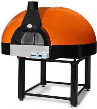 Rotierender Holzbackofen für 12 Pizzen