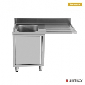 Spültischunterschrank 120x70x85 mit Becken links