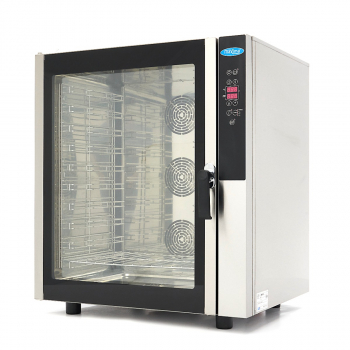 Kombi-Dampfofen für 10 Tabletts 1/1 GN 60 x 40cm mit digitaler Anzeige - 400V