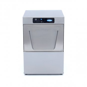 Gastro glazenwasmachine - 35 x 35 cm - met afvoer-, glansspoelmiddel- en zeeppompen - digitale weergave - 230 V