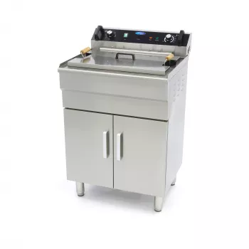 Fritteuse 3,5L 1 Korb mit Ablasshahn 400V - Professionelle Fritteuse für die Gastronomie