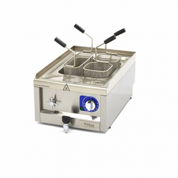 Gewerblicher Nudelkocher 15L Einzelgerät 60cm tief elektrisch - Professioneller Nudelkocher für die Gastronomie