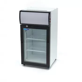 Getränkekühlschrank 50L mit 2 verstellbaren Regalen - Ideal für Getränke und Snacks - Energiesparend und leise - Gastrohot