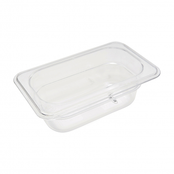 Gastronorm Behälter 1/9 GN 6,5 cm tief aus Polycarbonat - langlebig und vielseitig einsetzbar
