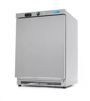 Kühlschrank - 200L - 3 verstellbare Regale - Edelstahl