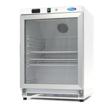 Kühlschrank - 200L - Weiß - mit Glastür