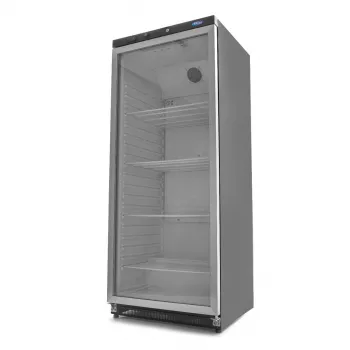Kühlschrank - 600L - Schwarz - mit Glastür