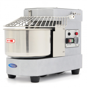 Teigmaschine 8L 4.5kg Teig Silber - Professionelle Küchenmaschine für Bäckereien und Gastronomie