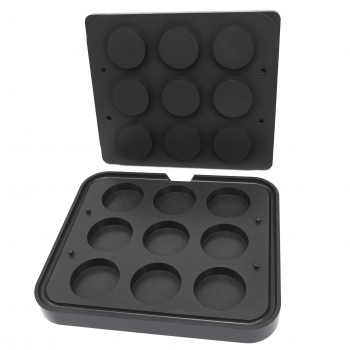 Tarteletteform Zylinder 80 mm - 9 Stück: