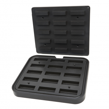 Rechteckige Tarteletteform - 90x30/85x26 mm - 15 Stück