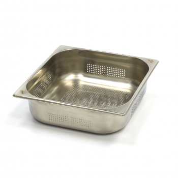 Gastronormbehälter 2/3 GN 10 cm tief Edelstahl durchbrochen - Gastrohot