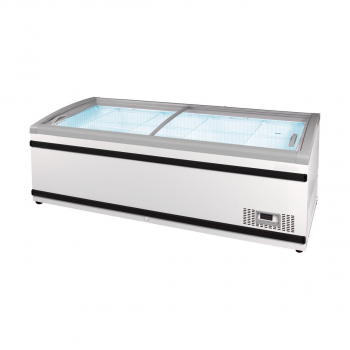 TOPLINE Tiefkühltruhe 900 Liter mit Glasschiebedeckel & LED