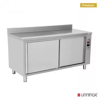 Heizschrank 1600x700x850 mm mit Aufsatz, 1,5 kW, 2 Schiebetüren