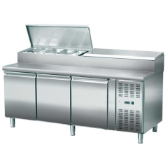 Zubereitungstisch 3-türig 10 x GN1/3 2 bis 8°C - Gastrohot